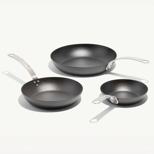 Seasoned Carbon Steel Frying Pan