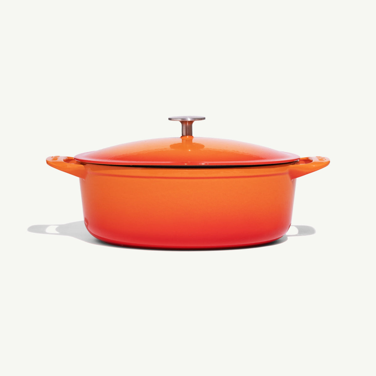 Enamelled Cast Iron Oval Dutch Oven