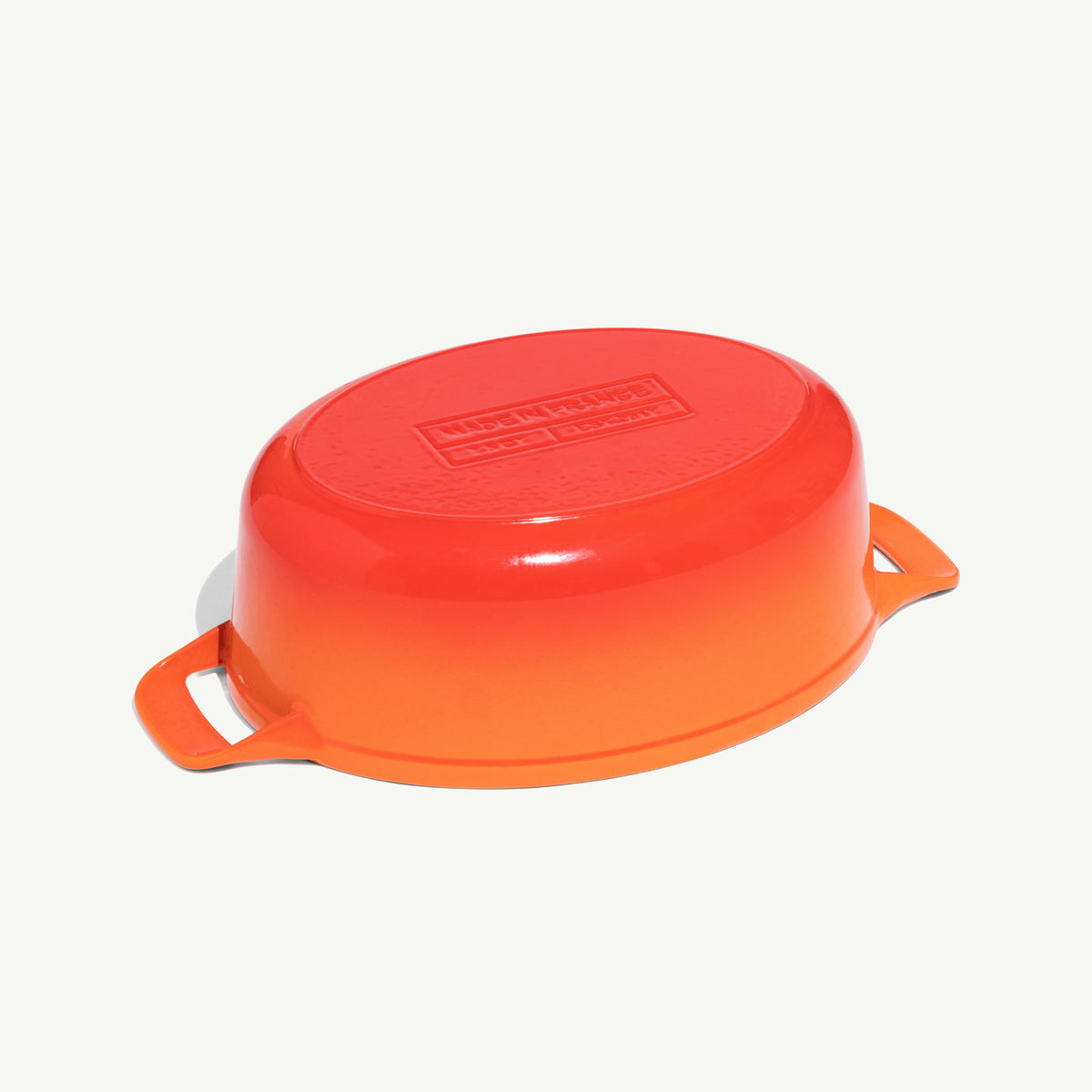 Enamelled Cast Iron Oval Dutch Oven