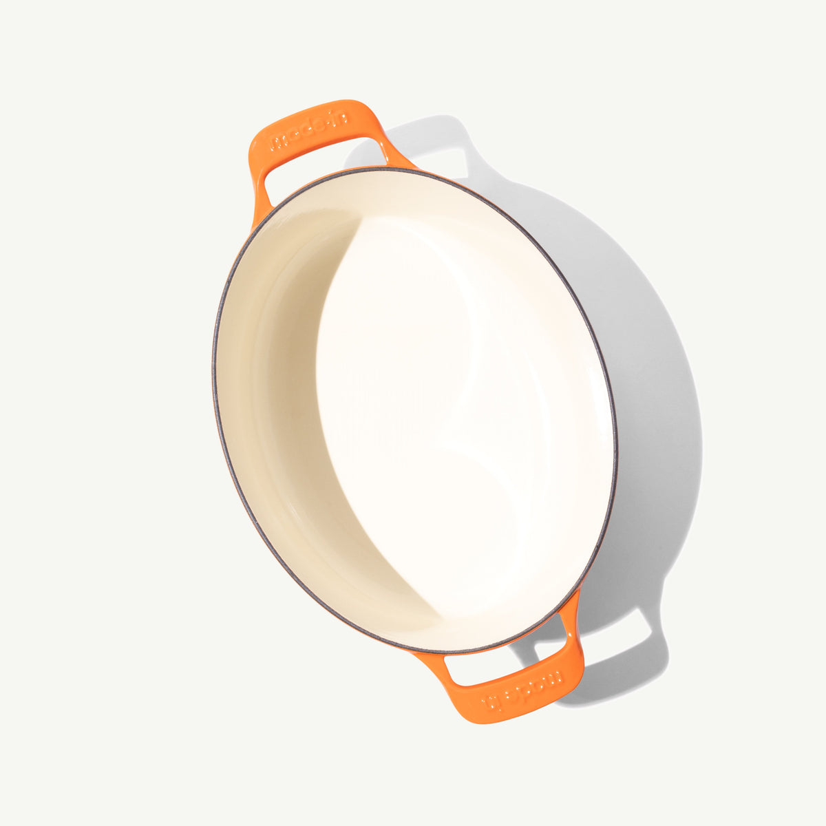 Enamelled Cast Iron Oval Dutch Oven