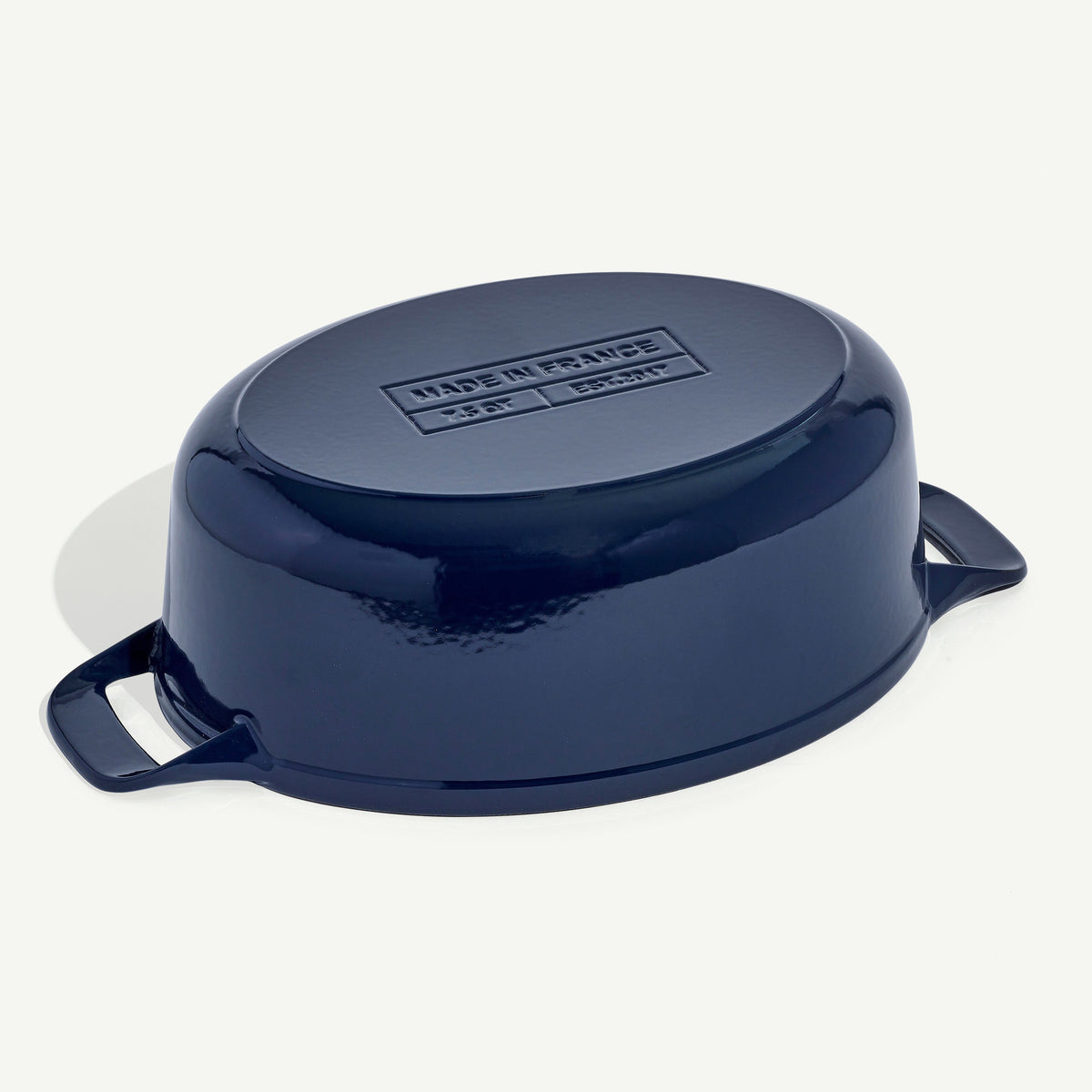 Enamelled Cast Iron Oval Dutch Oven