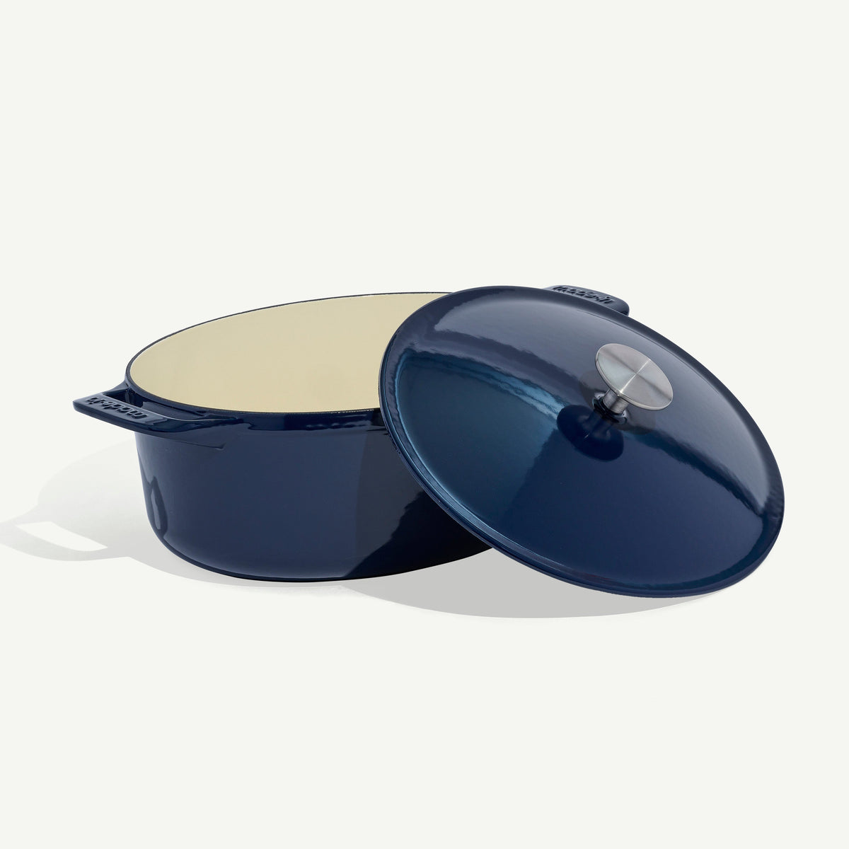 Enamelled Cast Iron Oval Dutch Oven