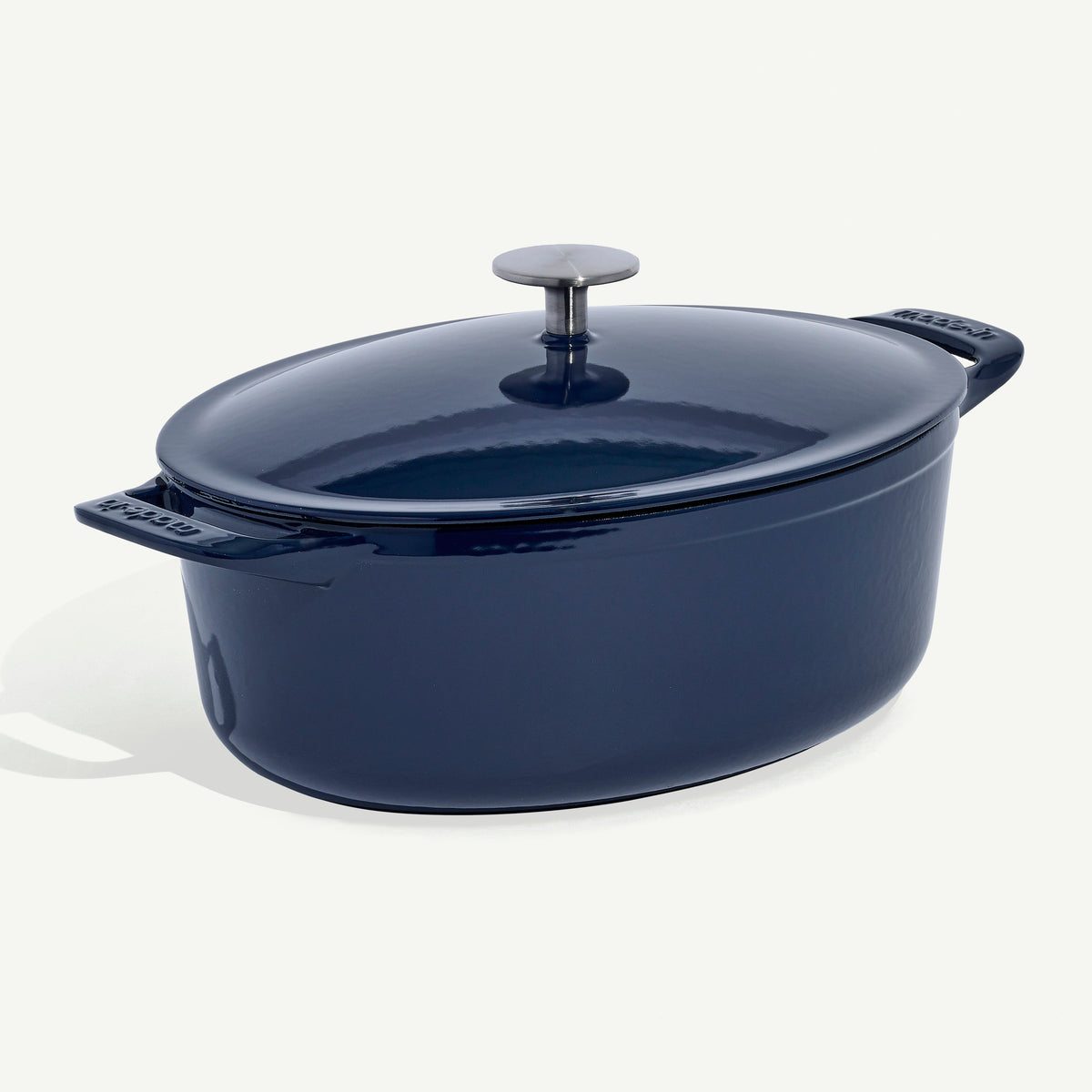Enamelled Cast Iron Oval Dutch Oven