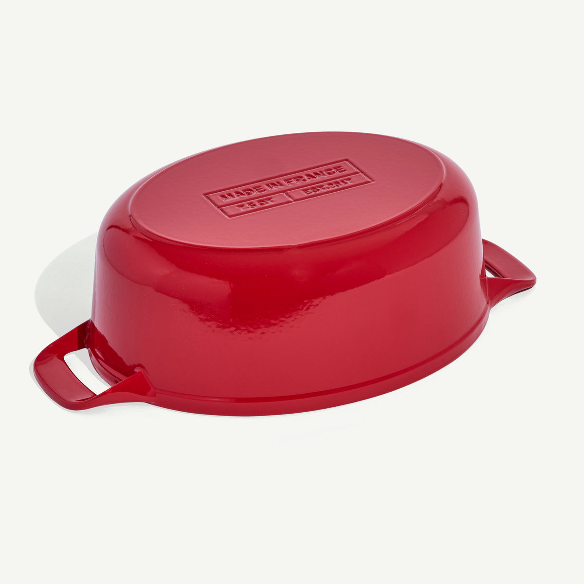 Enamelled Cast Iron Oval Dutch Oven