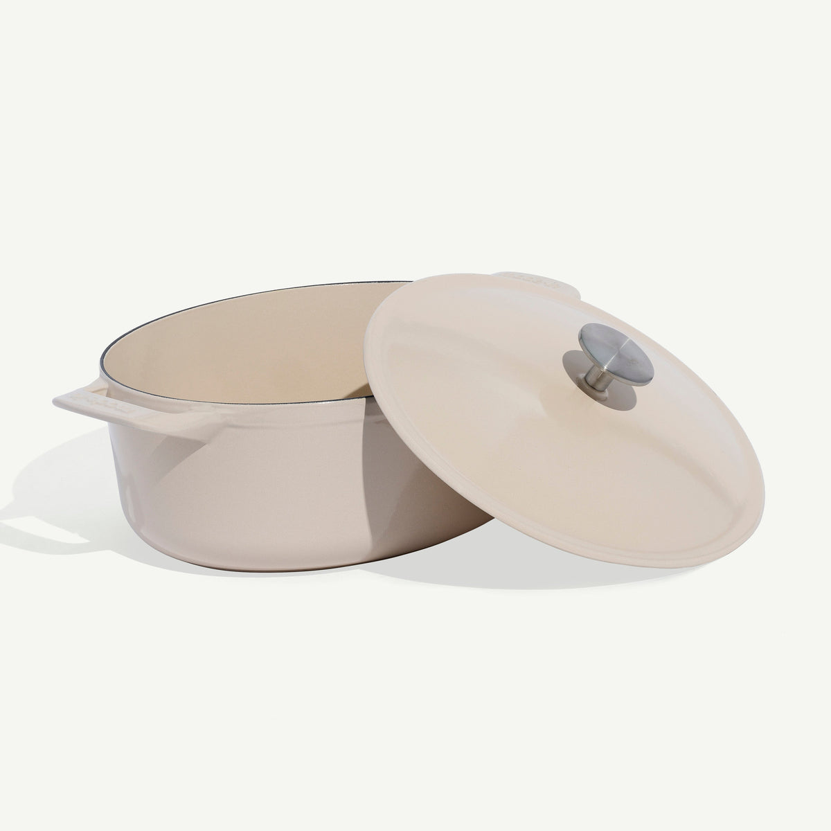 Enamelled Cast Iron Oval Dutch Oven